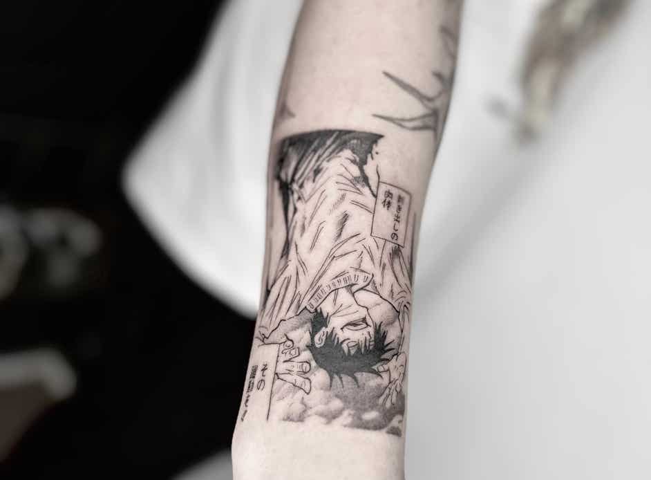 Anime Tattoo | The Wall Tattoo