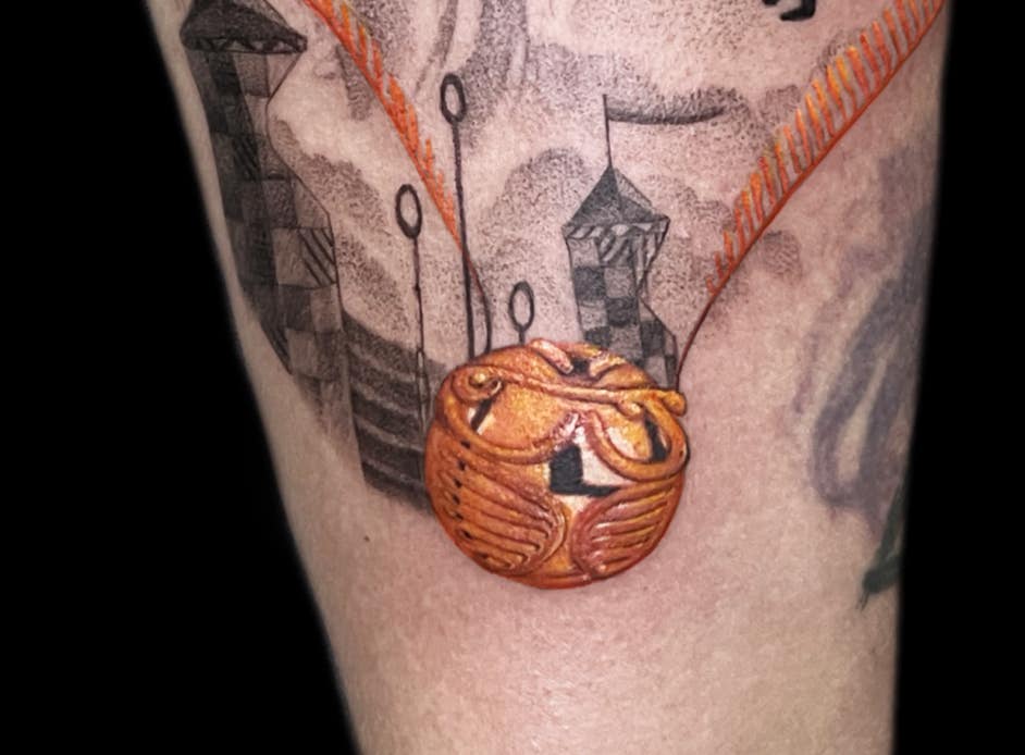 Gold Tattoo | The Wall Tattoo