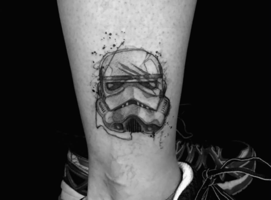 B/N Tattoo | The Wall Tattoo