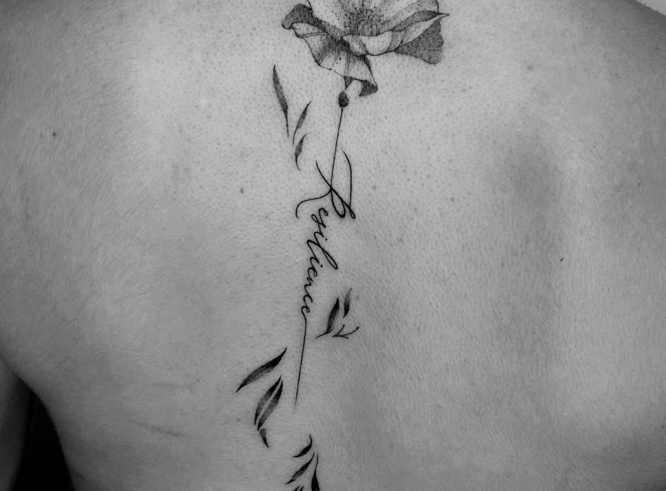 Floral Tattoo | The Wall Tattoo