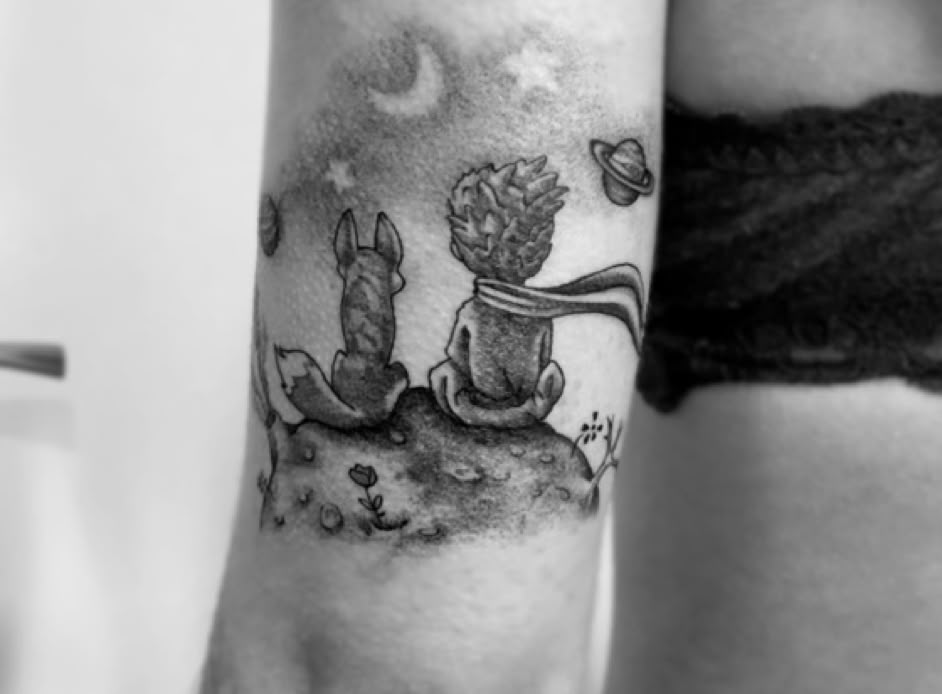 B/N Tattoo | The Wall Tattoo