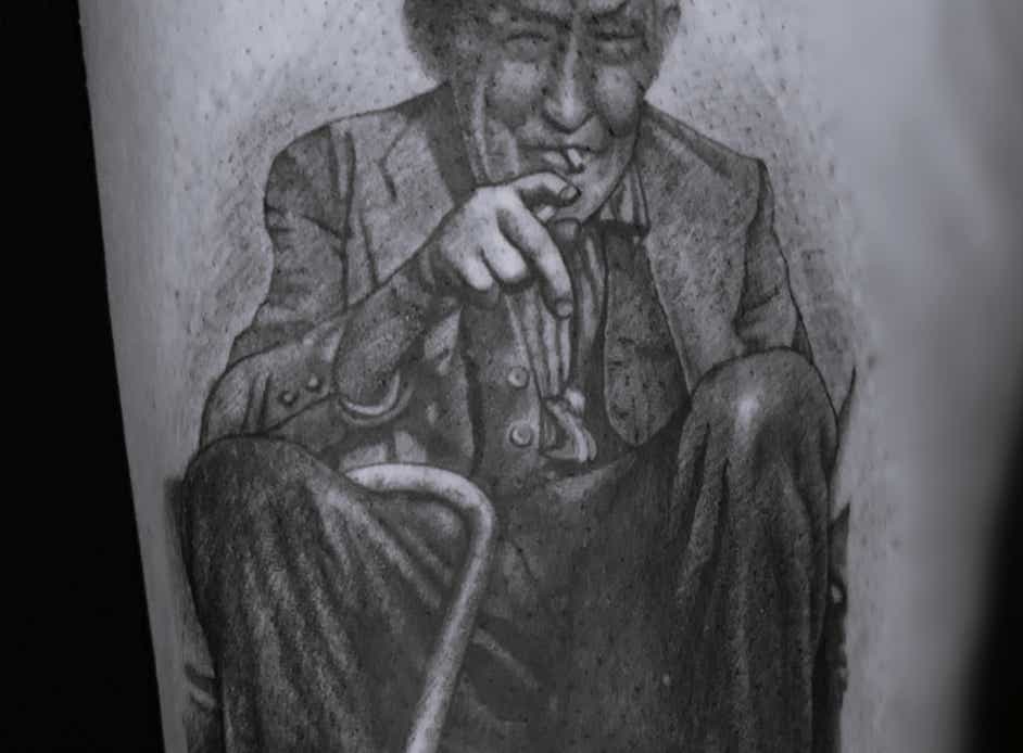 B/N Tattoo | The Wall Tattoo